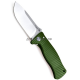 Нож SR-1 Aluminium Green Frame Satin Blade Lion Steel складной L/SR1A GS